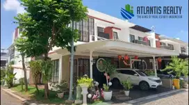 Dijual rumah hook 3 lantai semi furnished siap huni di green lake city