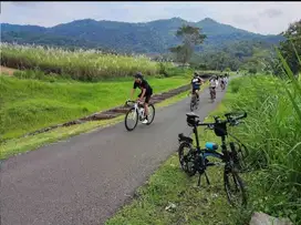 TANAH SAWAH VIEW MENOREH PINGGIR SELOKAN JALUR GOWES KALIBAWANG.J11198