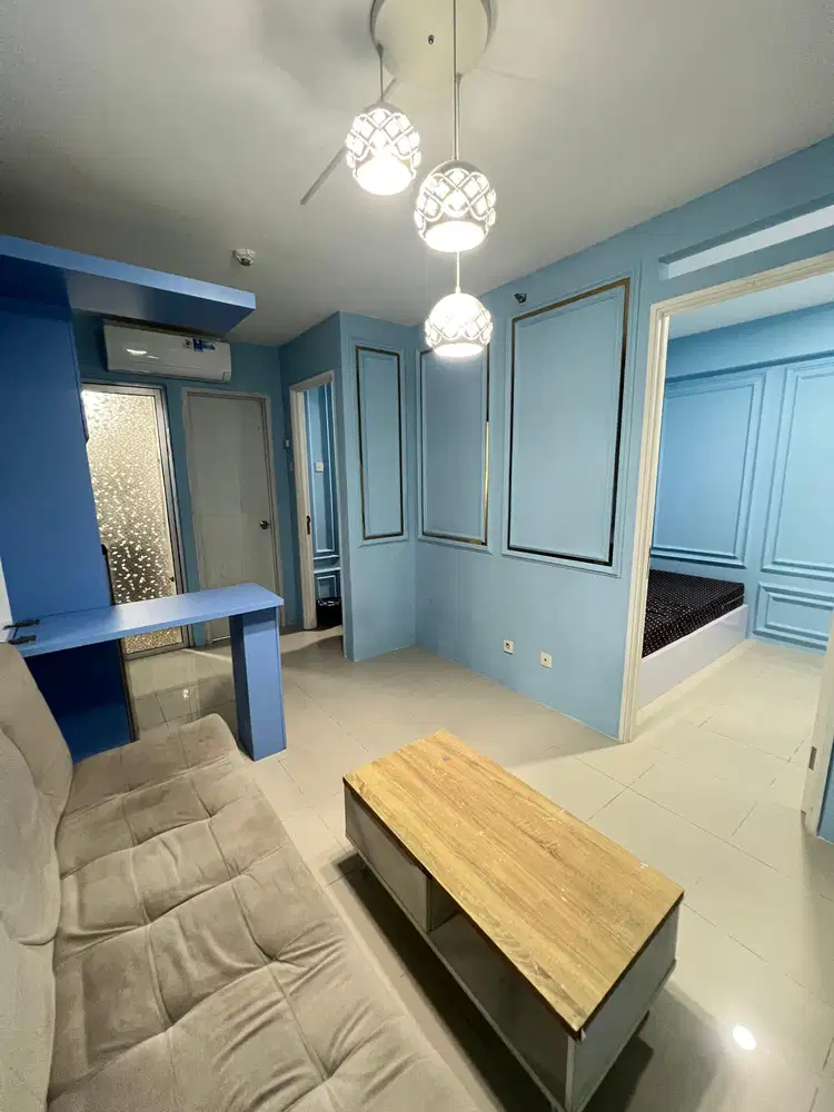 apartemen bassura city di sewakan type 2 br mewah siap huni