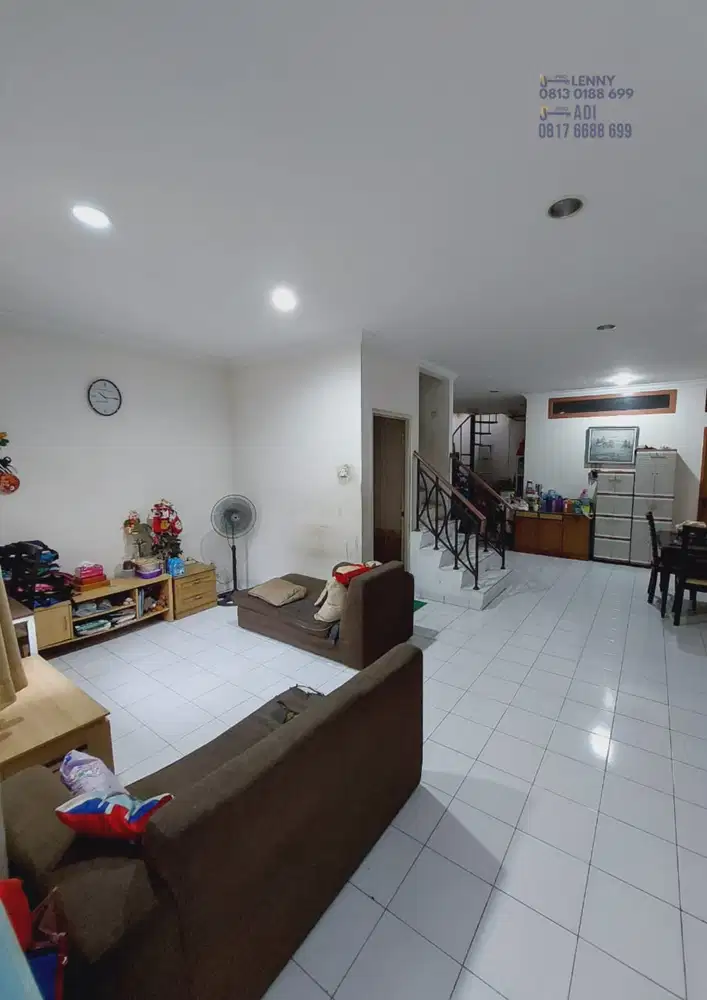 Dijual Cepat Rumah Mutiara Taman Palem Hadap Barat