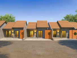 Dekat Pasar Barongan, Rumah Jogja Model Japandi Type 50