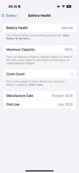 Iphone 16pro 16 pro, 256gb 256 gb garansi ibox seperti baru / like new