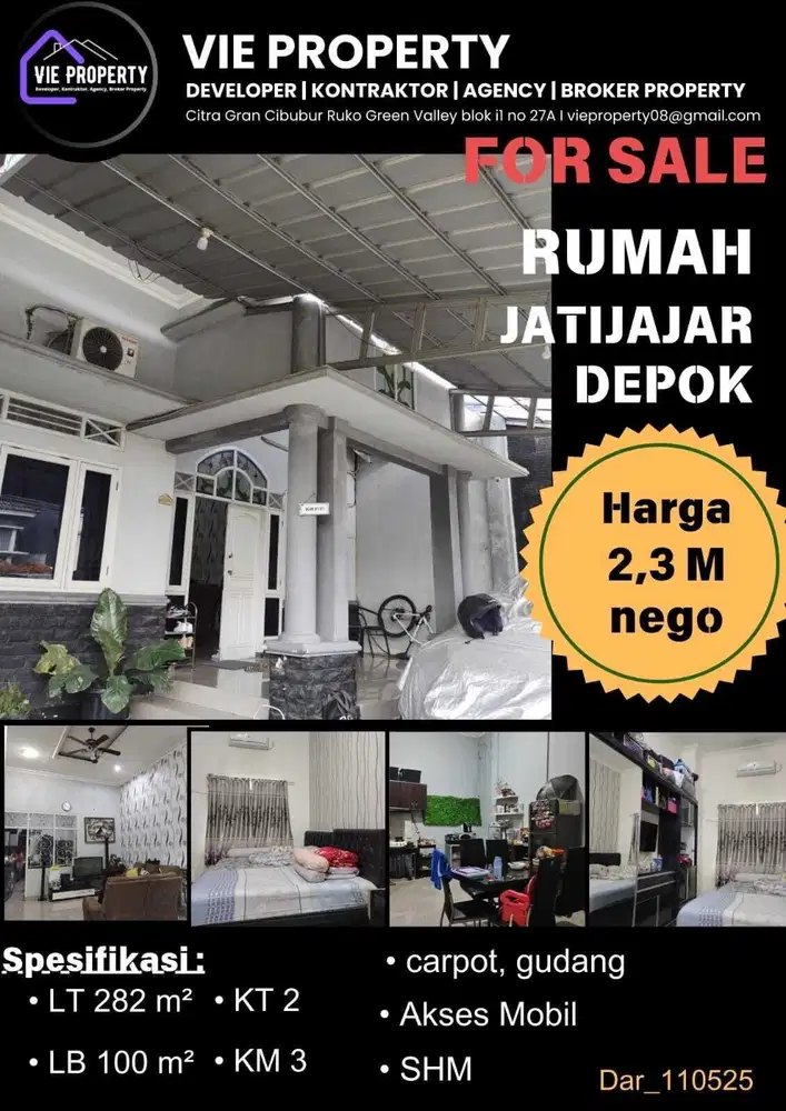 Jatijajar ,Depok, siap huni, luas ,harga bagus