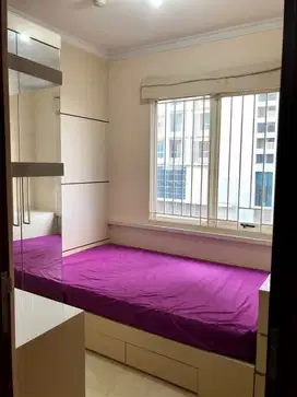 2 kamar plus furnish bagus twr Lavender Apt.Royal mediterania garden