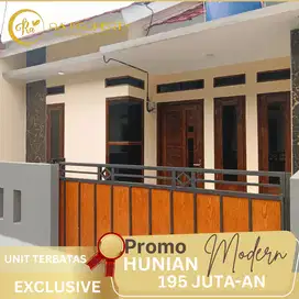Cluster murah 2 kamar mulai dari 195 jutaan legalitas SHM