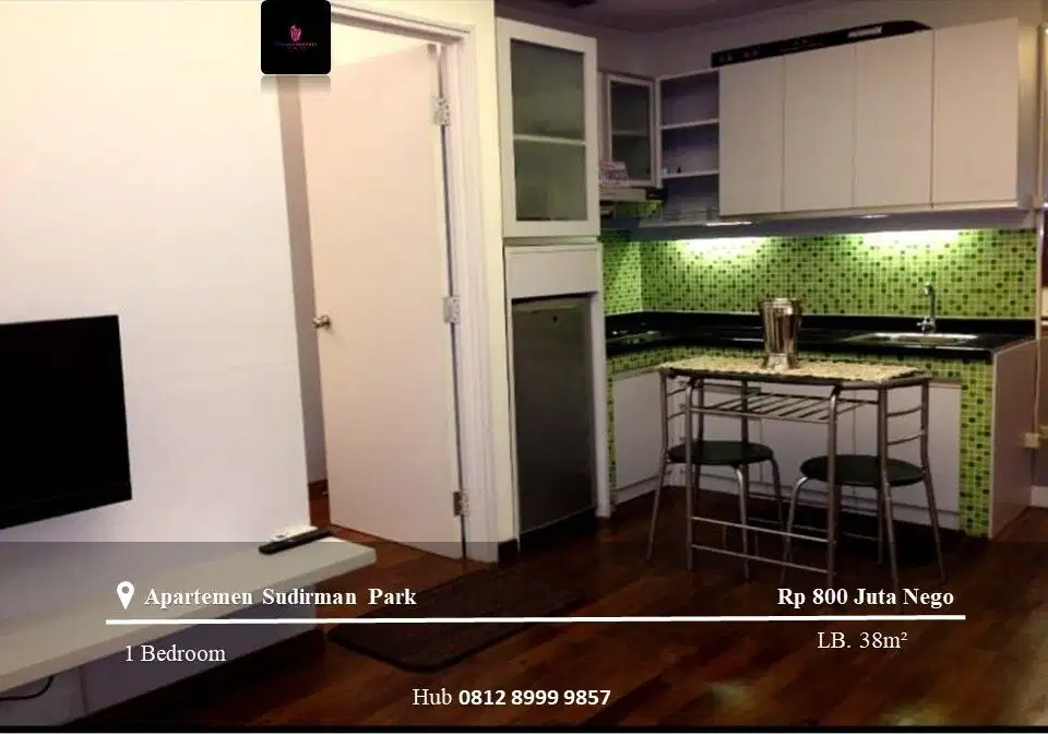 Jual dan Sewa Apartement Sudirman Park Low Floor 1BR Full Furnished