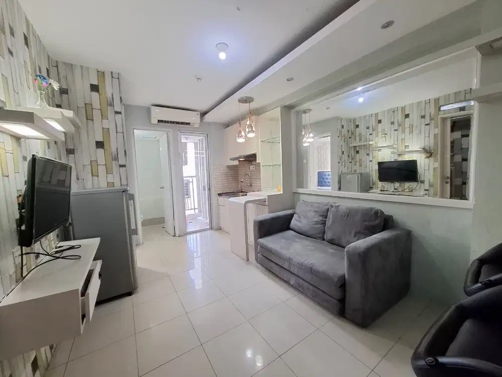 Sewa 2BR Furnished Ada Water Heater - Tower Dahlia - Minimal 3 Bulanan