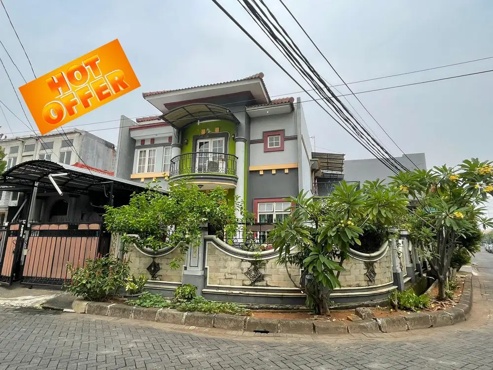 JUAL CEPAT RUMAH HOEK BAGUS DI TAMAN SEMANAN INDAH, JAKARTA BARAT