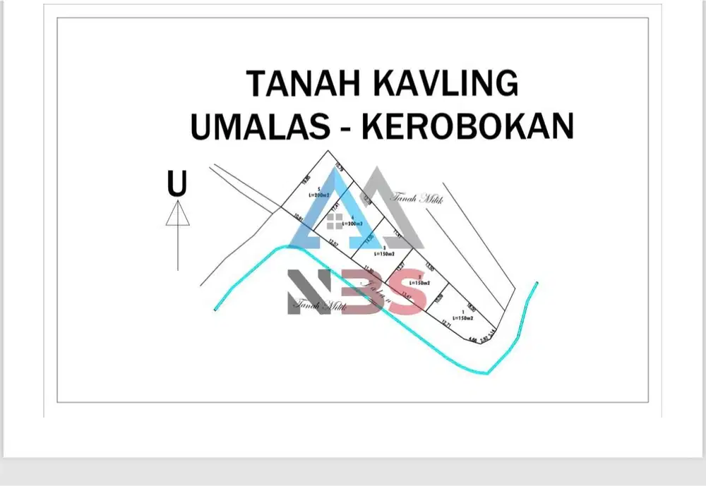 Dijual Tanah lokasi umalas satu Areal strategis dekat kepetitenget