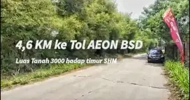 Jual Tanah Dekat BSD di
Jl.Gunung Maloko, Cisauk - Tangerang