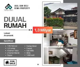 Rumah di Komplek Arcamanik Endah Kota Bandung strategis tanah luas