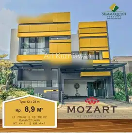 Rumah Mewah & baru Di Summarecon Serpong Cluster Mozart View Elegant