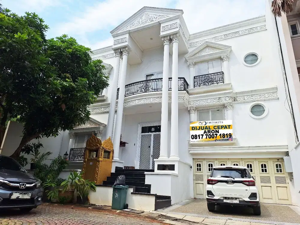 DIJUAL Rumah Mewah PIK Full Furnished 14x18 3lt Full Marmer JUAL MURAH
