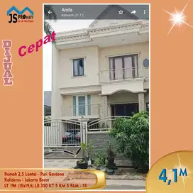 DIJUAL Cepat Bagus Rumah 2,5 Lantai Puri Gardena Kalideres JakBar - SS