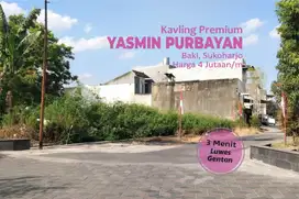 Tanah Purbayan Baki 4 Menit Luwes Gentan 4 jutaan/m