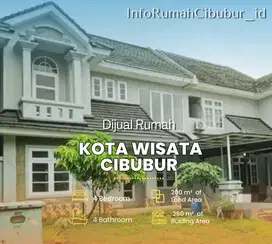 Dijual Rumah di Cluster Depan Kota Wisata Cibubur Dekat Gerbang Tol