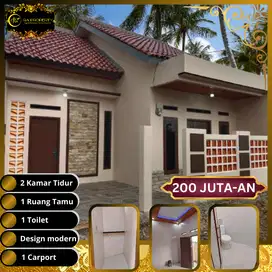 Hunian cantik 2 kamar dilokasi strategis akses mobil mulai dari 200 jt