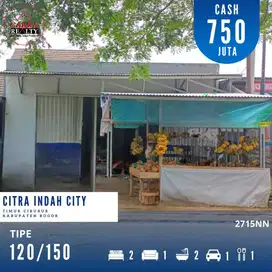 Rumah Pinggir Jalan Tipe 120/150 Cocok untuk Usaha 2715NN