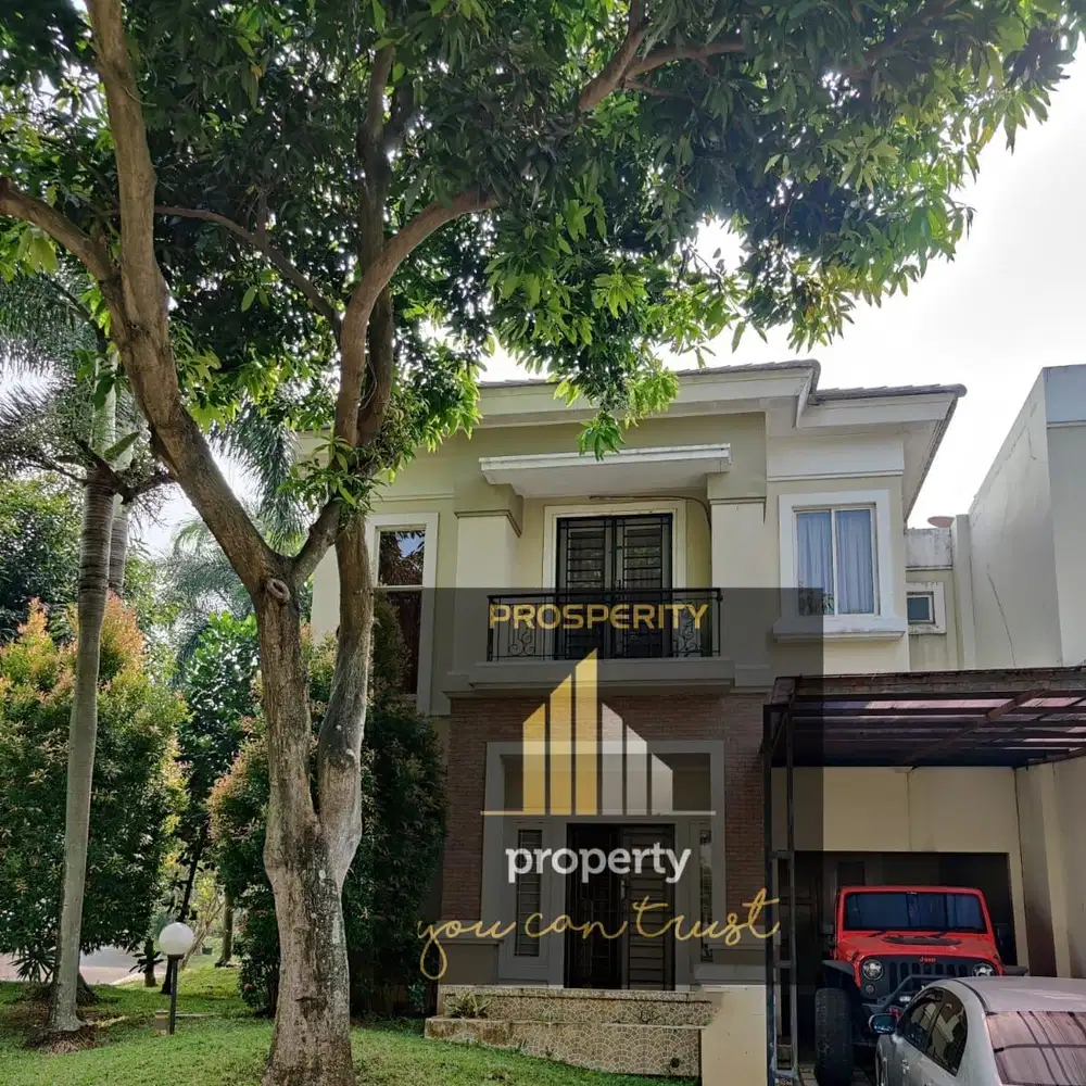 Rumah Hoek Bonus Tanah Fasum Cluster Garnet PHG Gading Serpong