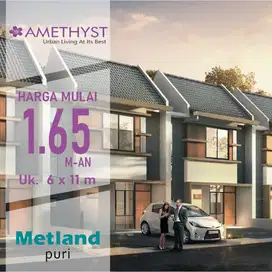 RUMAH DIJUAL: Rumah Cluster Amethyst Metland Puri