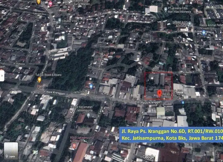 DI JUAL TANAH LOKASI STRATEGIS DI PASAR DAERAH KRANGGAN