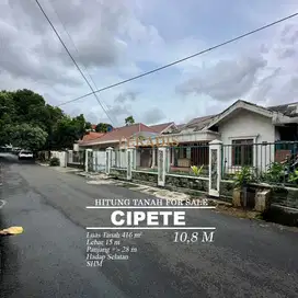 DIJUAL RUMAH TUA DI KAWASAN CIPETE HITUNG TANAH