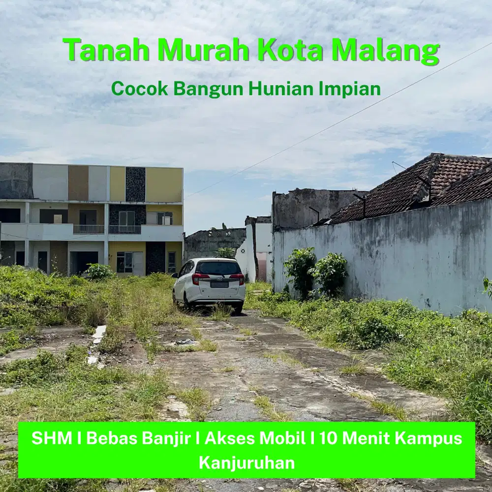 Kavling “Legal SHM – 4 Menit ke RSUD & 10 Menit ke Kampus Kanjuruhan