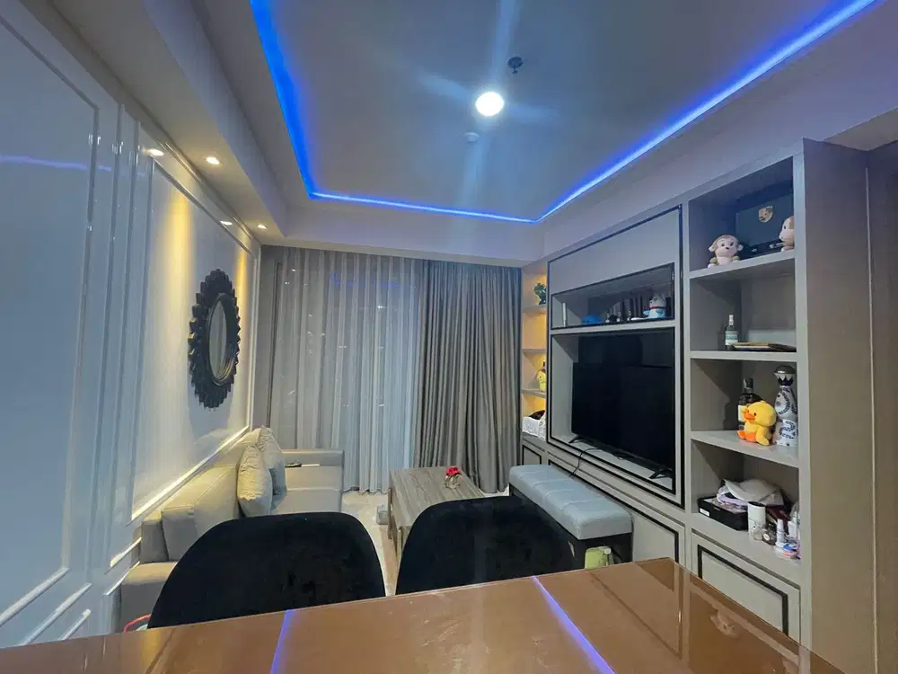 Apartemen PIK Gold Coast 1BR 51m2 Full Furnish View City 1,8M NEGO