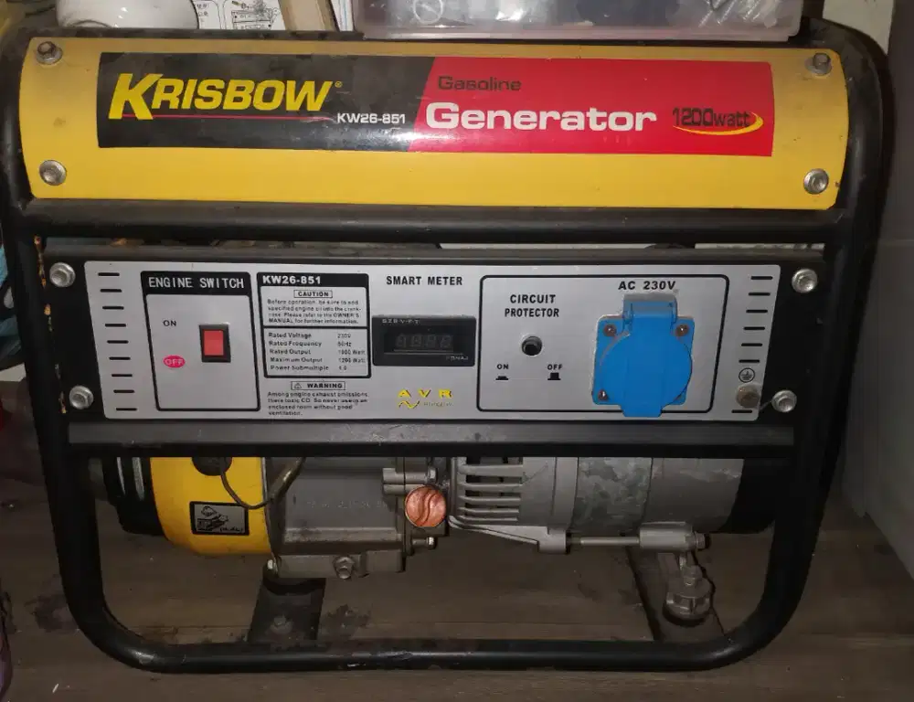 Dijual genset krissbow 1200 watt bensin
