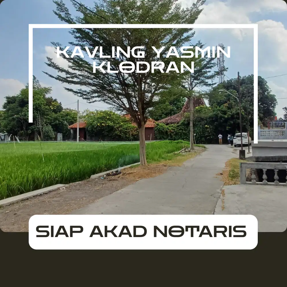 Promo Kemerdekaan: Kavling SHM Terdepan di Klodran,