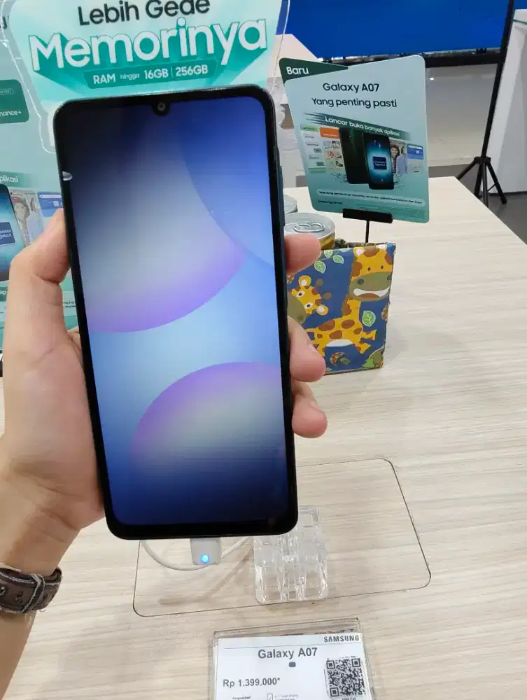 Samsung A07 Original New Bergaransi Resmi. cicilan ringan tanpa DP