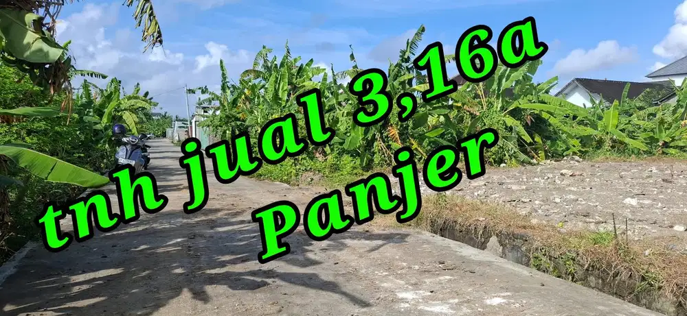 Dijual Tanah 3,16a di Jln Tukad Petanu Panjer Denpasar Bali