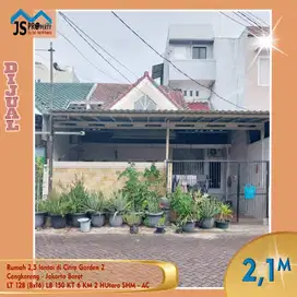 DIJUAL RUMAH 2.5 LANTAI CITRA GARDEN CITY 2 JAKARTA BARAT
