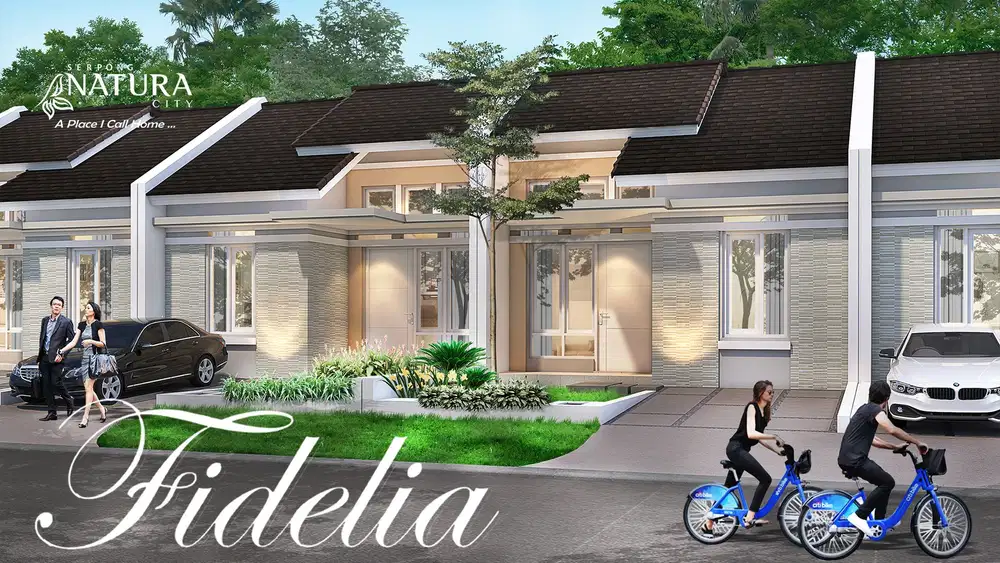 Dijual Rumah Serpong Natura City, Cluster Fidelia di Gunung Sindur