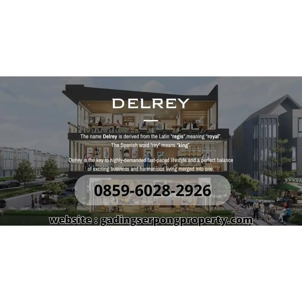 Del rey Ruko harga start 4Man terletak dipusat kota BSD samping IPEKA