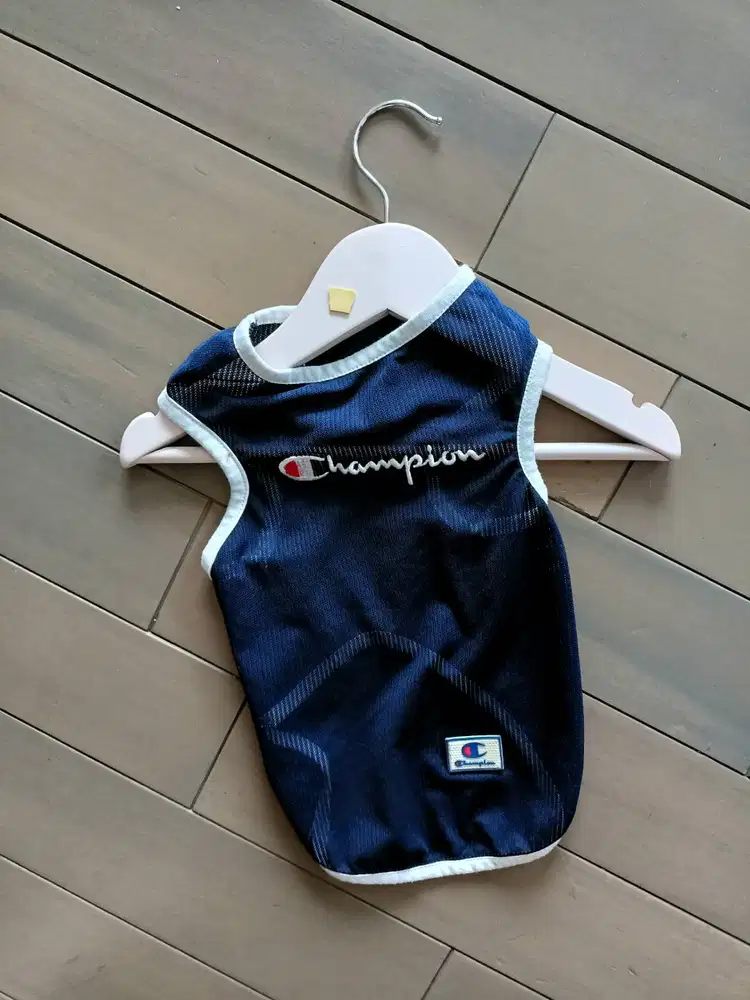 Baju Kucing, Anjing,Baju Basket Merek Champion Adem  Premium Korea