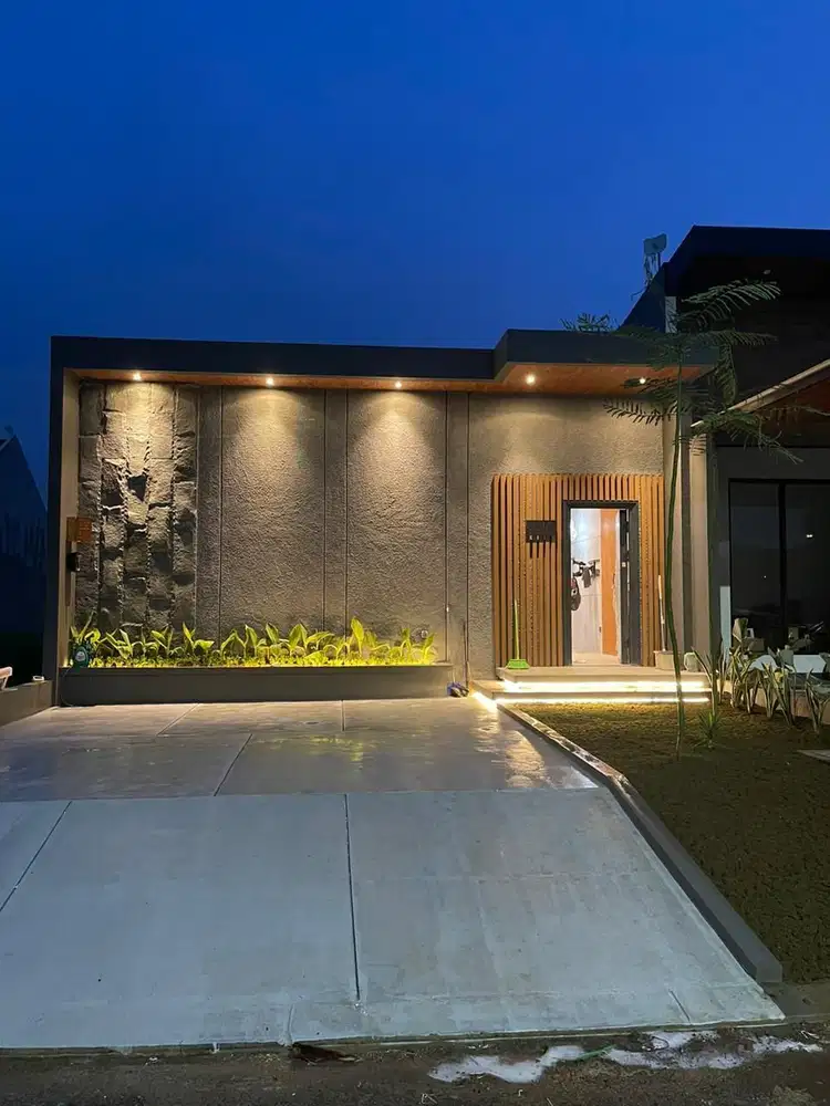 Rumah dijual di suvarna sutera konsep nuansa bali