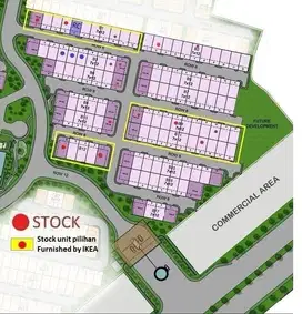 Stok Chava Tanakayu Ready Full Furnished Free AC Dist Besar KPR DP 0%