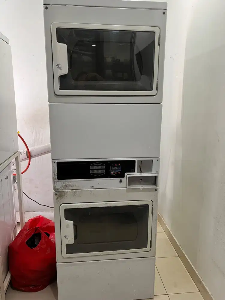 Mesin pengering laundry Dryer stack maytag MLG27PD