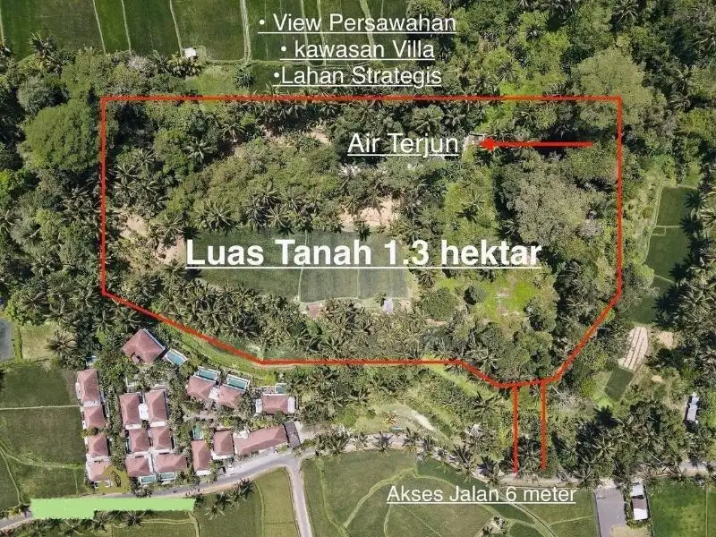 Tanah Tegallalang Ubud Gianyar