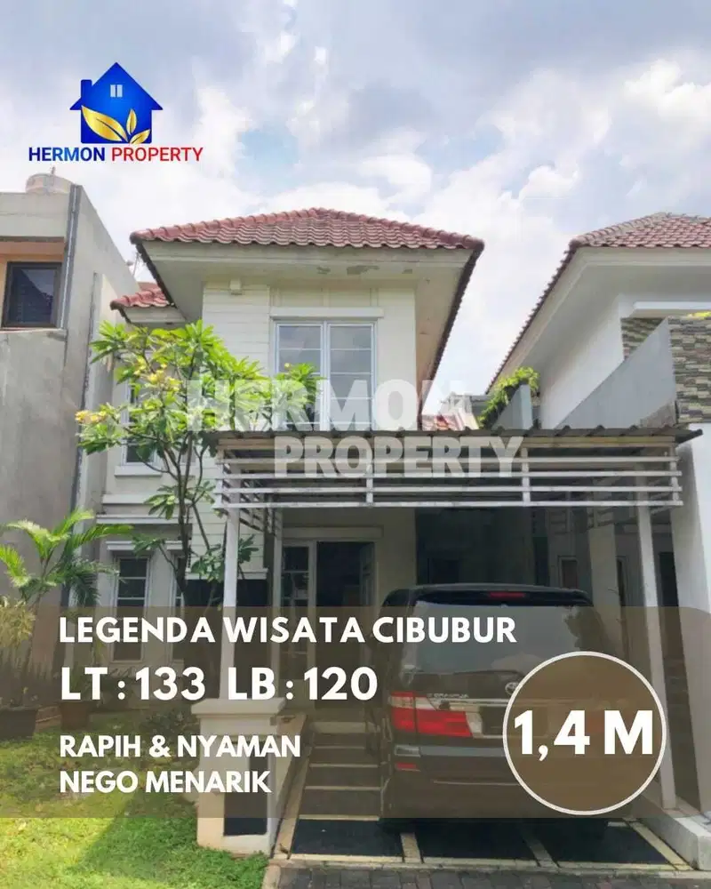 DIJUAL CEPAT, Rumah 2 Lantai Siap Huni , Bangunan Terawat , Harga Nego
