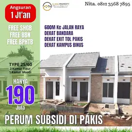 Miliki Hunian Kawasan Pakis Cicilan 900rban Setara Bayar Listrik & Air