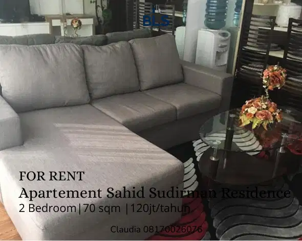 For Rent Apartement Sahid Sudirman Residence 2BR
