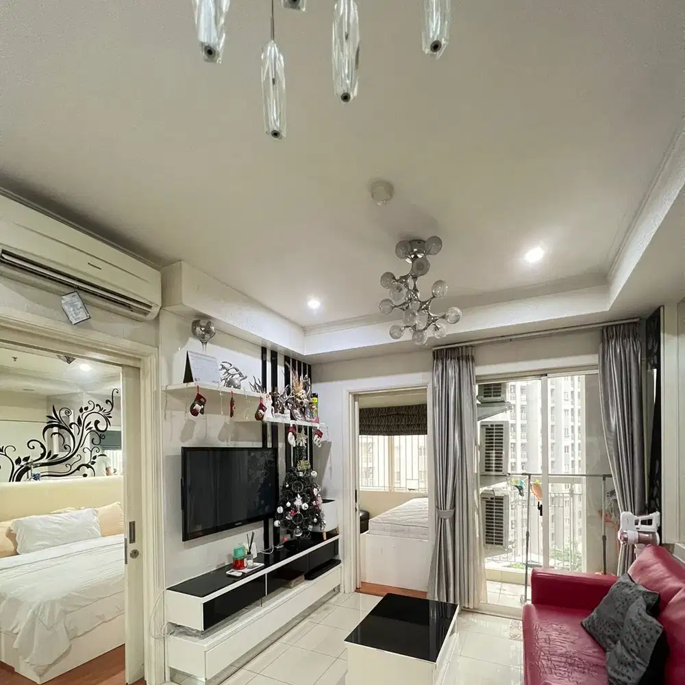 Dijual tipe 2br apt royal mediterania garden res, best view