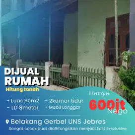 Rumah 90 belakang Gerbel UNS