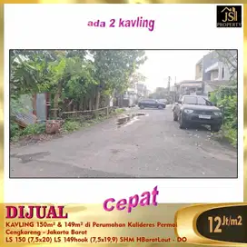 DIJUAL KAVLING 150 METER DI PERUMAHAN KALIDERES PERMAI JAKARTA BARAT