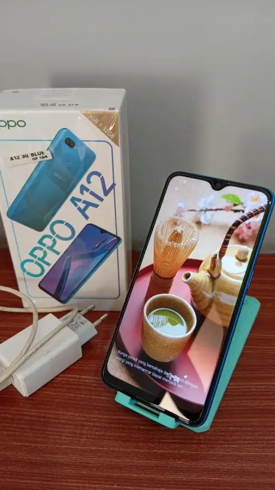 Jual oppo A12 full set ori & normal