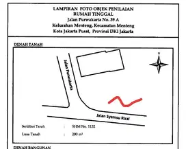 TANAH BAGUS DI MENTENG JAKPUS JUAL BU