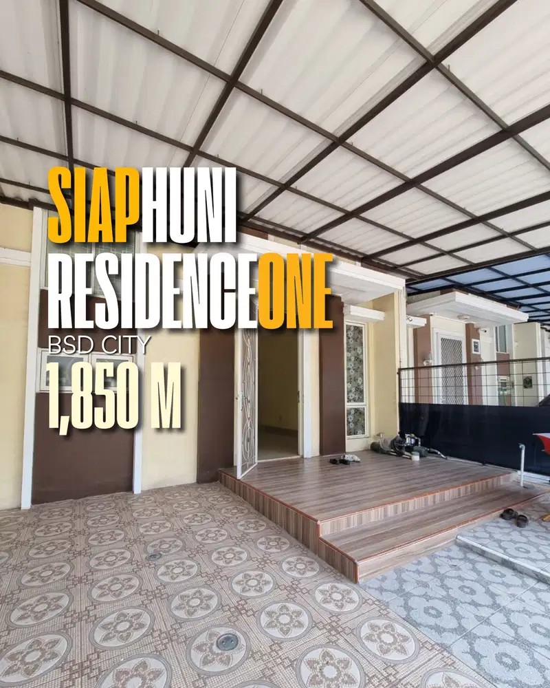 Rumah Bagus 2,5 lantai di Residence One BSD