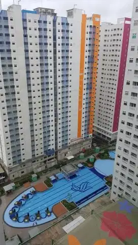 GREEN PRAMUKA APART UNIT 2 ROOM ADA FURNISH GEDUNG CHRYSANT MURAH